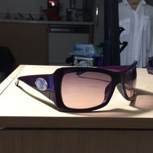 Dior plum diorella shield sunglasses